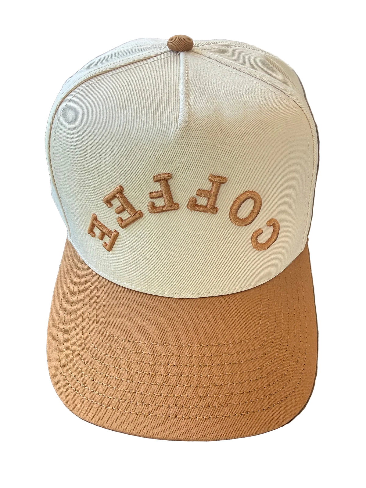 Upside down coffee hat
